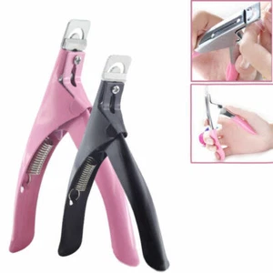 2-PC Acrylic False Nail Tip Cutter Slicer Nails Edge Salon Art Tip Trimmer - Picture 1 of 1