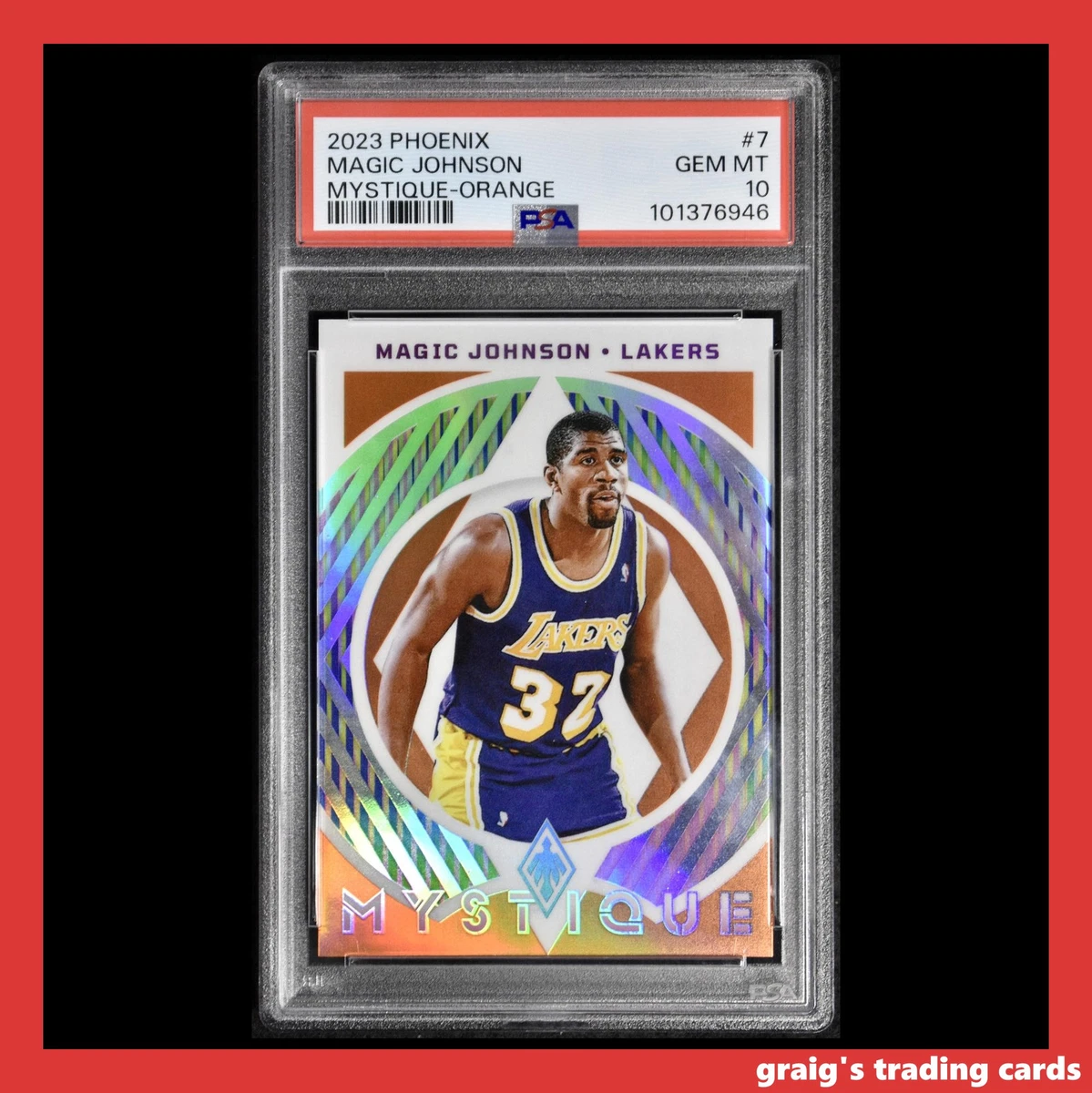 Magic Johnson Professional Sports Authenticator (PSA) Basketball