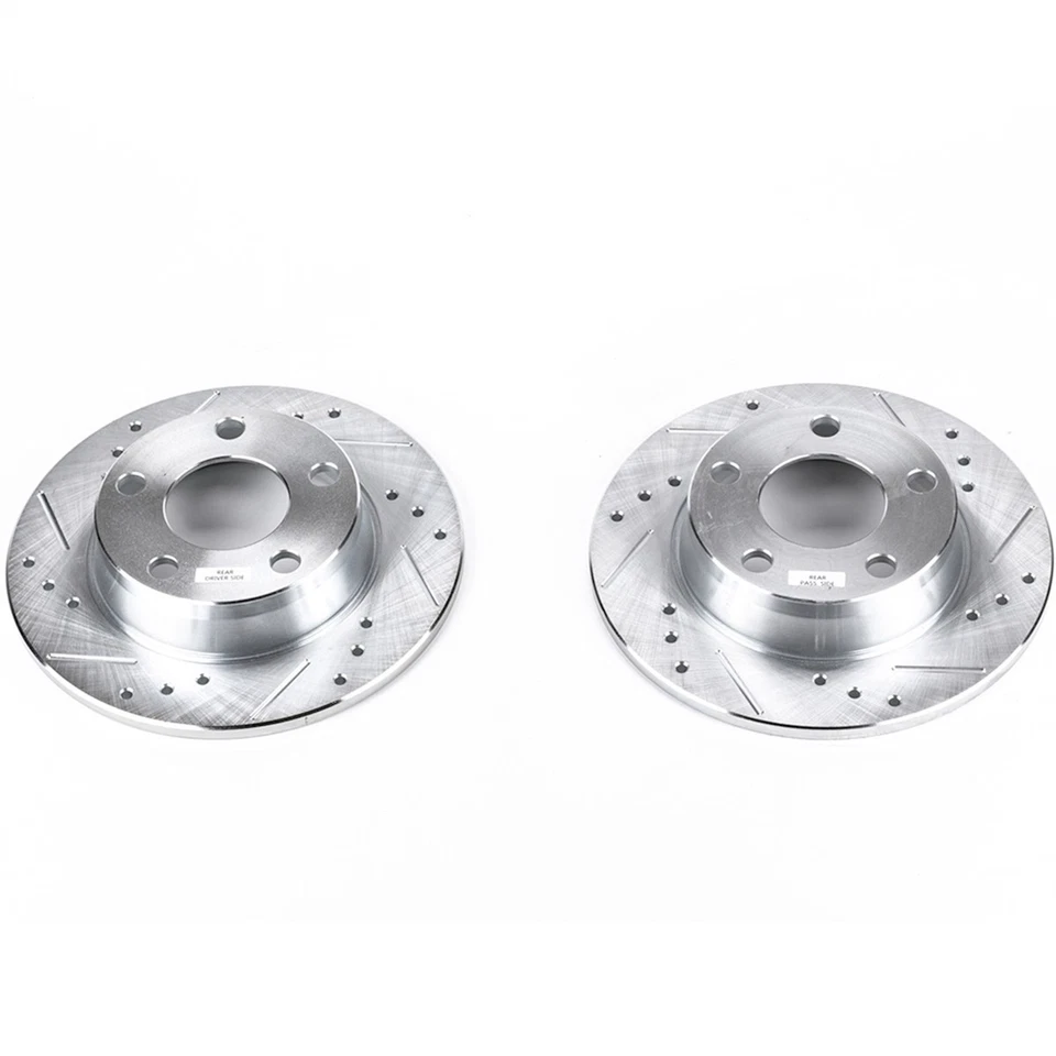 EBR658XPR Powerstop 2-Wheel Set Brake Discs Rear for Audi Allroad Quattro A6 - Image 1 of 1