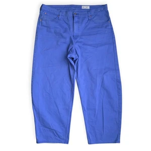 GAP High Rise Barrel Dazzling Blue Jeans Damen Übergröße 35 R - Bild 1 von 15