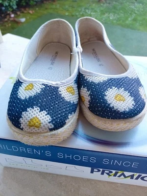 Monnalisa scarpe, ballerine blu con margherite bianche, nr 30 - Immagine 1 di 4