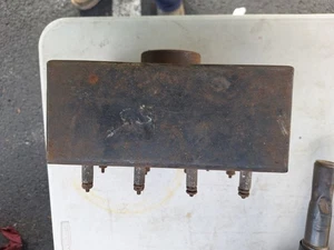 Antique Ford Model T Ignition Coil Box w/ Lid & Switch – Original Metal - Picture 1 of 5
