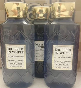 Bath & Body Works Duschgel DRESSED IN WHITE - 3er Set - Bild 1 von 3