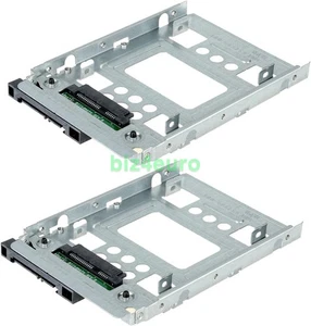 2x 2,5 Zoll SSD to 3,5 Zoll SATA Festplatten HDD Adapter Caddy 654540-001 für HP - Bild 1 von 11