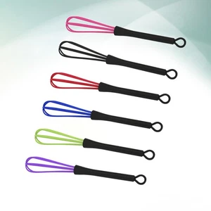 6 PCS Hair Dye Mixer Hairdressing Whisk Colour Mixing Tool Cream Stirrer - Foto 1 di 11