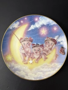 The Hamilton Collection Dreamsicles Cherubs 6.5” Plate By The Light Of The Moon - Picture 1 of 10
