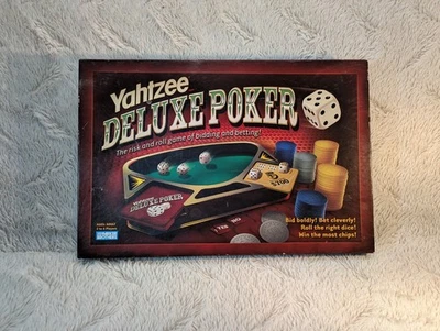 2005 YAHTZEE DELUXE POKER DICE BOARD GAME PARKER BROTHERS - Image 1 of 3