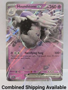 Houndstone ex 162 SV: Scarlet & Violet Promo Cards NM Holo English 7867 - Picture 1 of 2