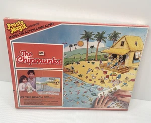 Vintage Chipmunks Presto Magix Beach Transfers Set NEU versiegelt NOS 1984 80er - Bild 1 von 16