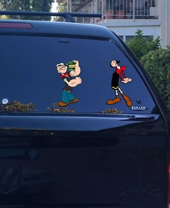 24-90 Popeye und Olive SET Sticker Aufkleber Bluto Brutus Spinat Original Matrose - Bild 1 von 3