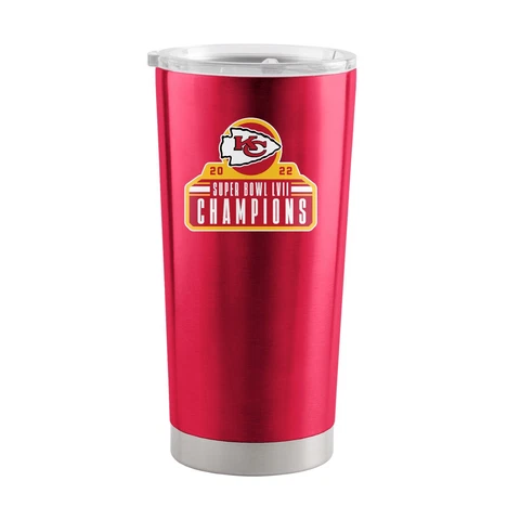 Kansas City Chiefs Super Bowl 57 LVII Champions 20oz Stainless Tumbler Cover