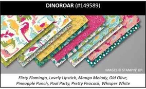 Stampin' Up! DINOROAR DSP - (12) 6x6 fogli - Foto 1 di 1