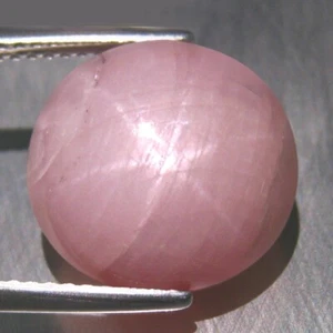 12.88 CT AMAZING 6RAYS FLASH NATURAL GREY STAR SAPPHIRE LOOSE GEMSTONE - Picture 1 of 3