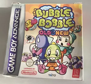 Bubble Bobble Old & New Gameboy Advance GBA Game Tested and Working Boxed - Picture 1 of 6