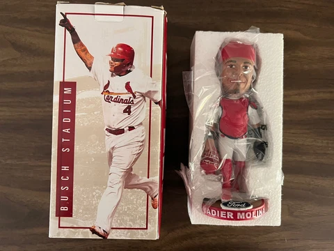 YADIER MOLINA St. Louis Cardinals Busch Stadium Bobblehead SGA - 4/8/17 - NEW! Cover