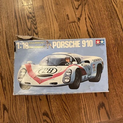 Tamiya Porsche 910  1/18 - Motorized Plastic Model Kit As Is - Image 1 of 4