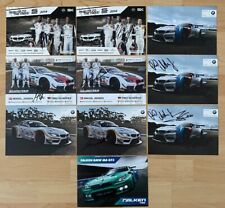 24h Nürburgring VLN NLS Autogrammkarte BMW Motorsport handsigniert