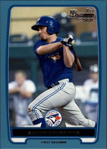 2012 (BLUE JAYS) Bowman Draft Draft Picks Blue #BDPP133 Shaun Valeriote/500