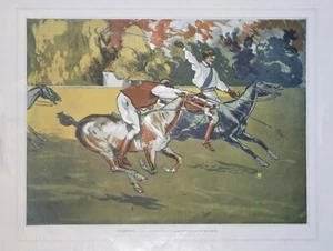 POLO - EL JUEGO DE POLO - LA PERSECUCIÓN DE LA PELOTA... 1916 - Imagen 1 de 1