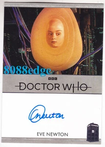2023 DOCTOR WHO SERIES 1-4 AUTO: EVE NEWTON/CHARLOTTE LUX - BORDERED AUTOGRAPH - Picture 1 of 1