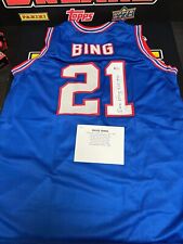 Dave Bing Autographed Detroit Pistons Jersey HOF Beckett C.O.A