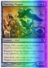 Magic the Gathering MTG Thieving Magpie (107) Eighth Edition   LP FOIL