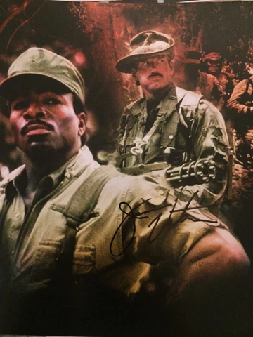 Jesse Ventura signed autographed 8x10 Predator photo carl weathers Cover