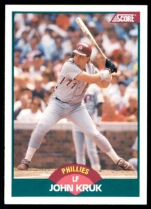 1989 Partitur Rookie & Traded #70T John Kruk - Bild 1 von 2