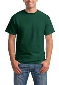 HANES Herren Beefy Heavyweight Kurzarm T-Shirt/Tee O5180 Gr. 3XL Forest Green - Bild 1 von 5