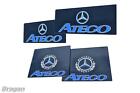Mud Flaps For Mercedes Atego Front UV Rubber Shield 4pc Mud Guards BLUE 60x25cm