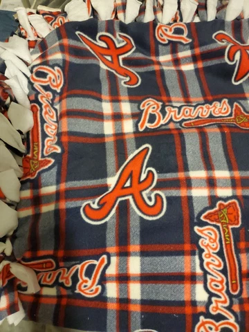 2021 World Series Champion Atlanta Braves Fleece Blanket Cover