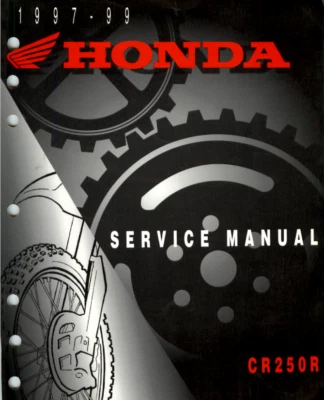 Honda CR250R 1997-1999 FABRICANTE DE EQUIPOS ORIGINALES servicio taller reparación manual reproducción combinada encuadernada Foto 1 de 4