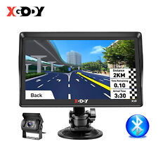 XGODY 9'' Truck Car GPS Navigation Bluetooth w/ 20m Wire Reverse Camera AU Map