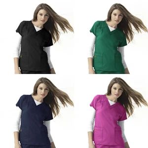 UNIFORME DE ENFERMERÍA DEPORTIVO CUELLO EN V DE DISEÑO WONDERWINK 6214 CUATRO ELÁSTICOS - Imagen 1 de 7