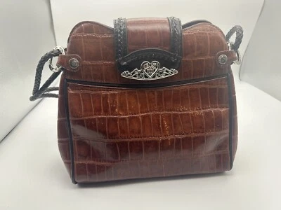 Bolso de mano MC Marc Chantal de cuero cocodrilo en relieve Foto 1 de 4