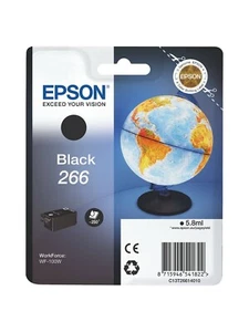 CARTUCCIA EPSON 266 BLACK ORIGINALE PER STAMPANTE PORTATILE EPSON WF-100W - Picture 1 of 1