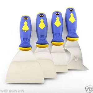 4pc Stainless Steel Putty Blades Set With 6 in1 Blades for putty caulk paste - Picture 1 of 1