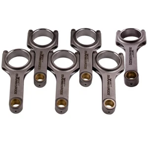 H Schaft 4340 EN24 Connecting Rod for MITSUBISHI 6G72 3000GT Dodge Stealth 141mm - Picture 1 of 12