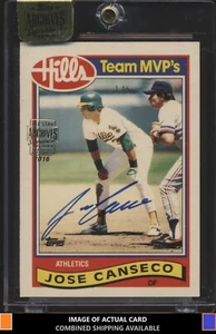 2016 Topps Archives Signature Autogramme 1989 Hills 1/5 Jose Canseco Autogramm - Bild 1 von 2
