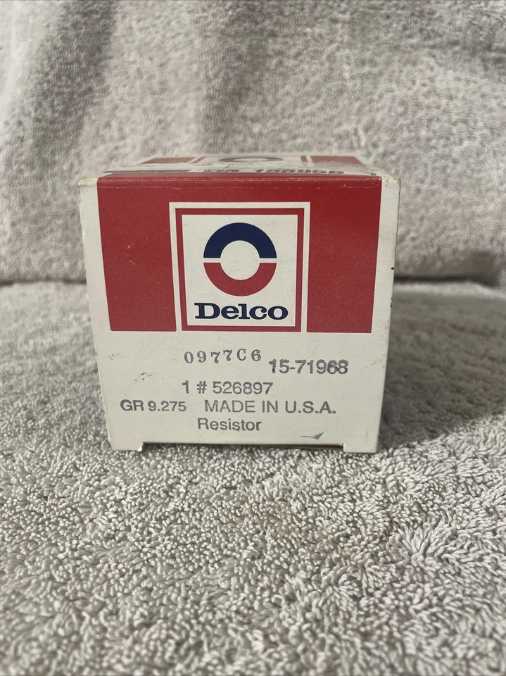 Soplador de CA Corvette Chevy Buick Camaro Resistencia GM Delco #526897 genuino de colección Foto 1 de 4