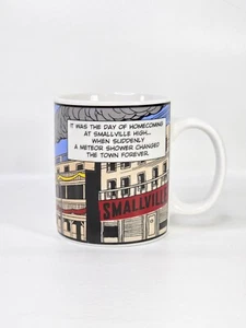 Smallville Superman Ceramic Mug Comic Strip Style Handcrafted By Michael D. Hall - Picture 1 of 7