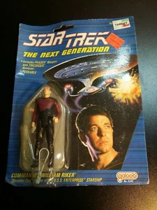 Star Trek The Next Generation COMMANDER WILLIAM RIKER ACTION FIGURE - Picture 1 of 6