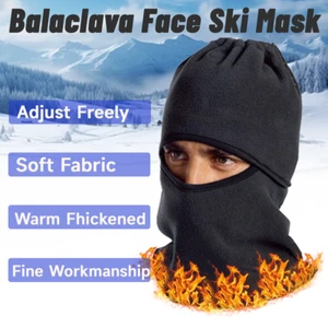 Balaclava Face Ski Mask Winter Warm Thermal Full Face Mask for Skiing Cycling - Picture 1 of 15