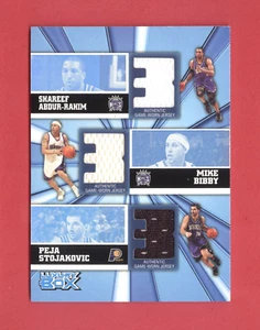 2005-06 TOPPS LUXURY BOX Abdur-Rahim/Bibby/Stojakovic TRPL RELICS #TR-ABS #d/250 - Picture 1 of 2