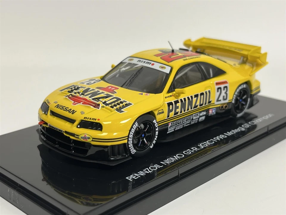 Ebbro 44251 1/43 Nissan Pennzoil NISMO Skyline R33 Giallo 1998 JGTC No.23