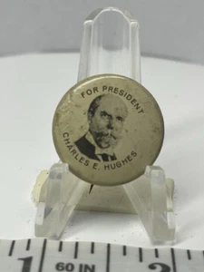 Charles E. Hughes For President 1916 Campaign Pinback American Oil Repro - Bild 1 von 2
