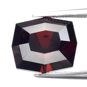 💎 5,61ct VVS ausgefallener natürlicher orangischer roter Spessartit Granat - Tansania Edelstein - Bild 1 von 4