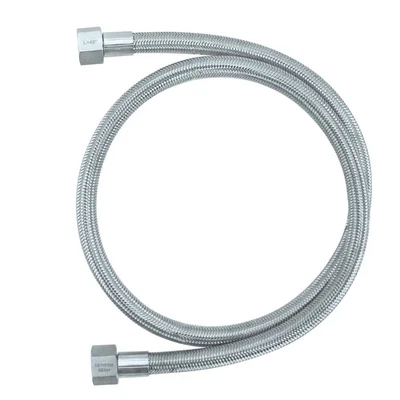 HFS(R) 1/2" Female NPT Stainless Braided Hoses 48", w/ PTFE Liner, - 1500PSI - Image 1 of 3