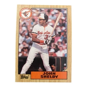 John Shelby 1987 Topps Baltimore Orioles #208 Set Break R306 - Picture 1 of 2
