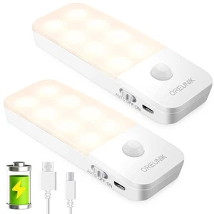 Motion Sensor Night Lights,Rechargeable Motion Sensor Light Indoor Dusk to Do... - Picture 1 of 6
